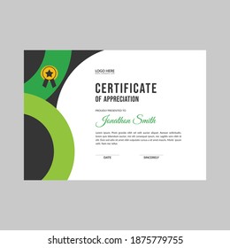 Corporate Certificate Template layout design