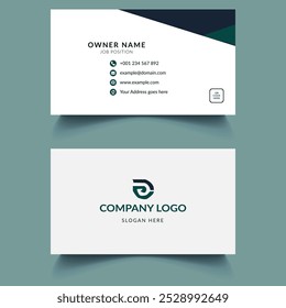 Corporate and clean Creative business card template. business card modern, name card, visiting cards, visit card, own, grab, bulletin, introduction, recruitment, id, elegant, estate business cards.