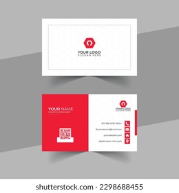 corporate clean style modern business card template
