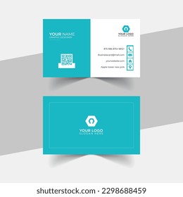 corporate clean style modern business card template
