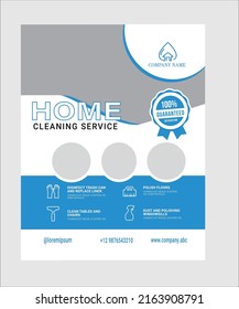 Corporate cleaning flyer Design Template 
