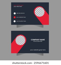 corporate clean-style modern business card template, Abstract Vector Yellow and Blue Curved Business Card Template, can be used for business designs, presentation designs, or any suitable designs