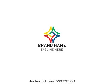 Corporate company logo design vector