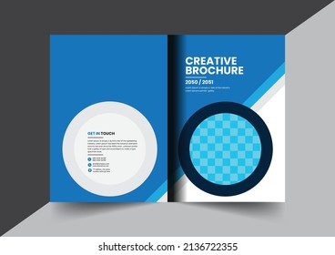 Corporate company profile brochure annual report booklet proposal cover page layout concept design