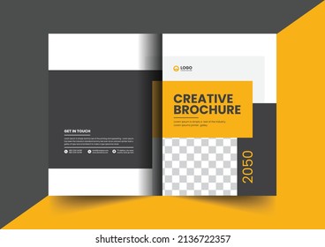 Corporate company profile brochure annual report booklet proposal cover page layout concept design