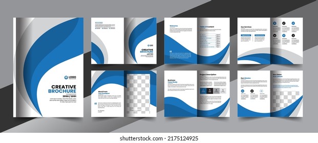  Corporate Company Profile Brochure Annual Report Booklet Business Proposal Layout Concept Design