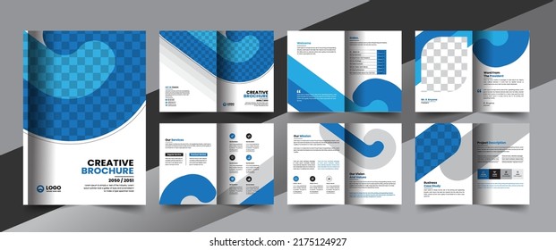  Corporate Company Profile Brochure Annual Report Booklet Business Proposal Layout Concept Design