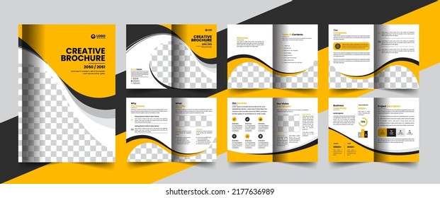 corporate company profile brochure annual report booklet business proposal layout concept design