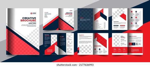 corporate company profile brochure annual report booklet business proposal layout concept design