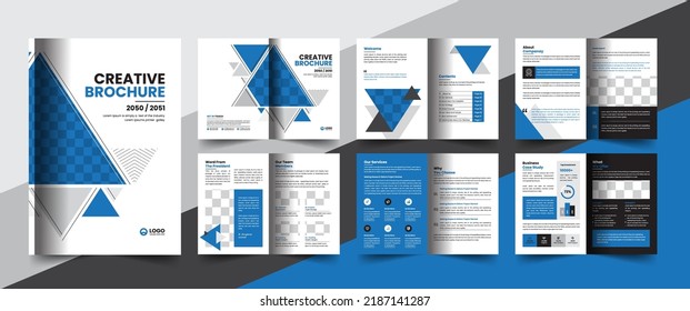 corporate company profile brochure annual report booklet business proposal layout concept design