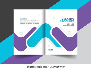 corporate company profile brochure annual report booklet proposal cover page layout concept design