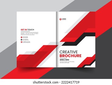 corporate company profile brochure annual report booklet proposal cover page layout concept design