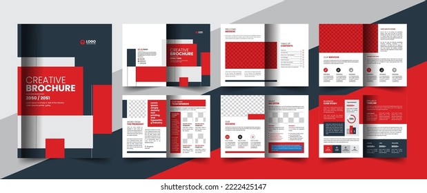 corporate company profile brochure annual report booklet business proposal layout concept design