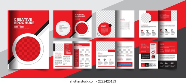 corporate company profile brochure annual report booklet business proposal layout concept design