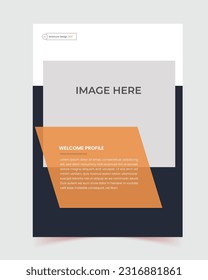 corporate company profile brochure, book cover, vector design, banner, webinar banner design, annual report, booklet, business proposal layout concept design.