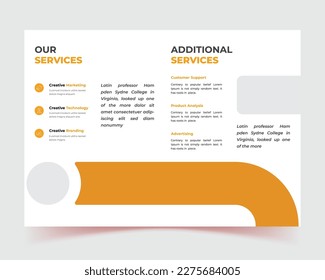 corporate company profile brochure template design, any template vector, Company profile brochure template layout,book cover design, yellow color shape template design
