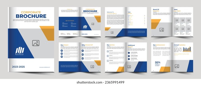 corporate company profile brochure template design