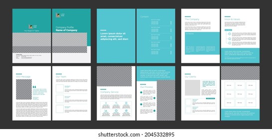 Corporate company profile design for business