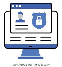 Ícone Do Vetor De Conformidade Corporativa Mostrando Lista De Verificação, Proteção E Documento Aprovado