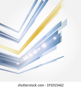 Corporate concept with modern design element