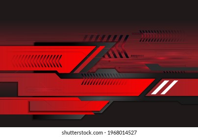 Corporate concept red black grey contrast background. Vector graphic design
