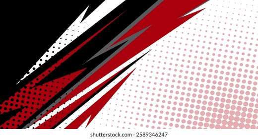 Corporate concept red black grey contrast background. Vector graphic design