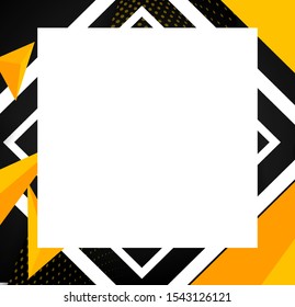 Corporate concept yellow black grey contrast background. Vector graphic design. yellow and black contrast abstract technology background. Vector corporate design.