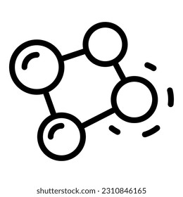 Corporate core icon outline vector. Mission integrity. Trust follow