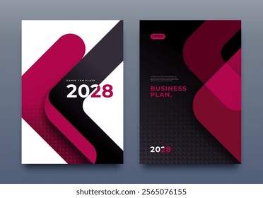 Corporate Cover Design A4 Template. Business Template, Brochure, Annual Report, Magazine, Poster, Presentation, Portfolio, Flyer, Proposal, Banner, Website, Vector Illustration, Red and Black.