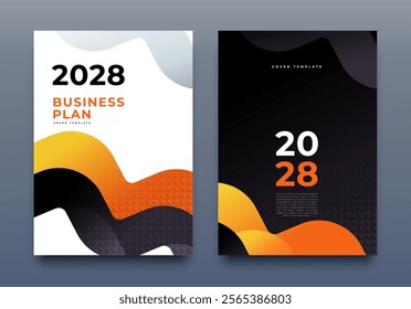 Corporate Cover Design A4 Template. Business Template, Brochure, Annual Report, Magazine, Poster, Presentation, Portfolio, Flyer, Proposal, Banner, Website, Vector Illustration, Yellow and Black.