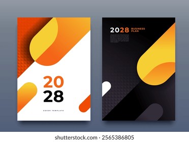 Corporate Cover Design A4 Template. Business Template, Brochure, Annual Report, Magazine, Poster, Presentation, Portfolio, Flyer, Proposal, Banner, Website, Vector Illustration, Yellow and Black.