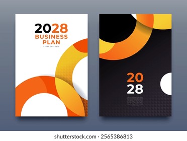 Corporate Cover Design A4 Template. Business Template, Brochure, Annual Report, Magazine, Poster, Presentation, Portfolio, Flyer, Proposal, Banner, Website, Vector Illustration, Yellow and Black.