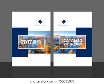 Corporate cover design for annual report and business catalog, magazine, flyer or booklet. Brochure template layout. A4 cover vector EPS-10 sample image with Gradient Mesh.