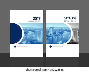 Corporate cover design for annual report and business catalog, magazine, flyer or booklet. Brochure template layout. A4 cover vector EPS-10 sample image with Gradient Mesh.