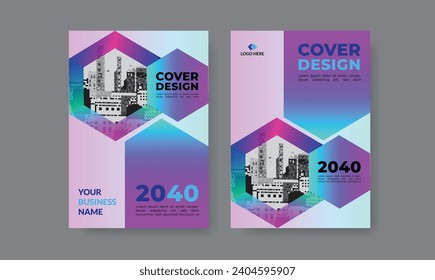 Corporate Cover Design Template in A4, annual report, poster, Corporate Presentation, magazine cover