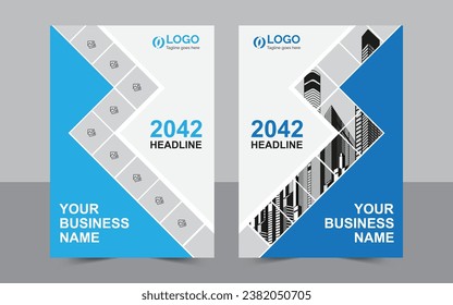 Corporate Cover Design Template For Flyer, Brochure, Book, Annual Report.
