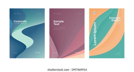 Plantilla de diseño de portada corporativa. Resumen La imagen geométrica vertical A4 se puede usar para el folleto, presentación de negocios, informe anual, revista, volante, póster, portafolio.