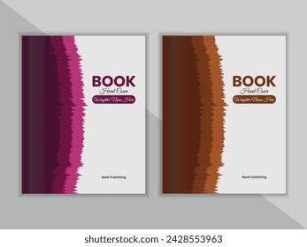 Plantilla de diseño de portada de libro corporativa y creativa.
