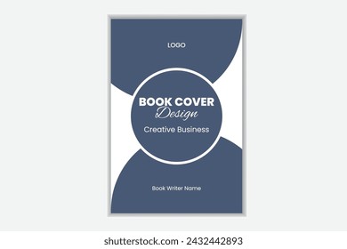 corporate creative book cover design unique template.