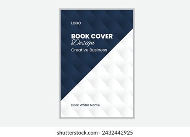 corporate creative book cover design unique template.