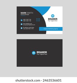 Plantilla Corporativa de tarjeta de negocios creativa