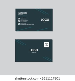 corporate  and creative business card design template