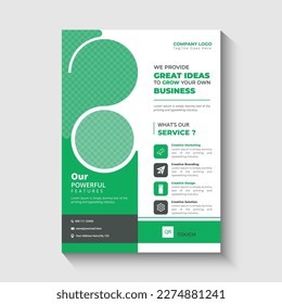 Folleto empresarial y creativo 