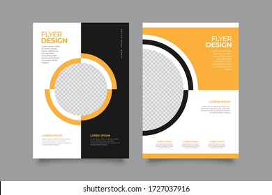 Corporate Creative Business Flyer brochure design, size A4 template, creative leaflet, trend cover geometric, agency flyer