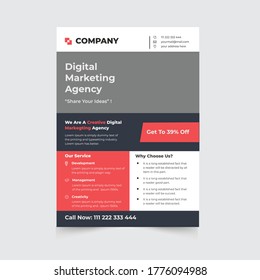 corporate  creative business flyer with editable high quality vector file 