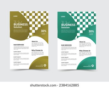 Designsets für Corporate Creative Business Flyer. perfekt für kreative, professionelle Unternehmen.
