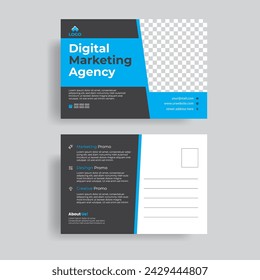 Corporate and Creative Business Post Card Template Design.