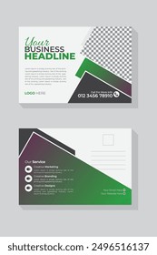 Corporate, creative and contemporary postcard template, corporate postcard, business postcard, professional postcard design for your business
