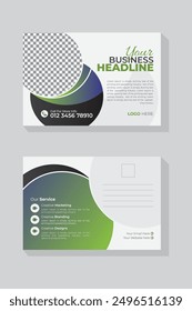 Corporate, creative and contemporary postcard template, corporate postcard, business postcard, professional postcard design for your business
