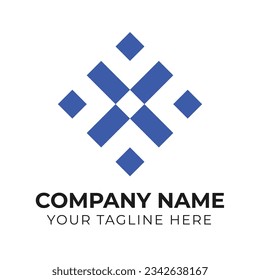 Plantilla de diseño del logotipo empresarial minimalista de negocios creativo y moderno